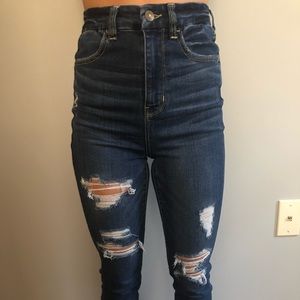 American Eagle curvy super high rise jeggings
